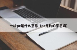 What does a piece of pc mean (does pc mean a piece)